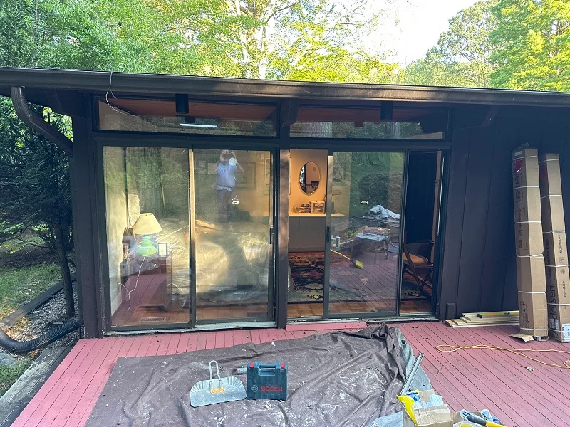 Patio door installation in Briarcliff Manor, NY